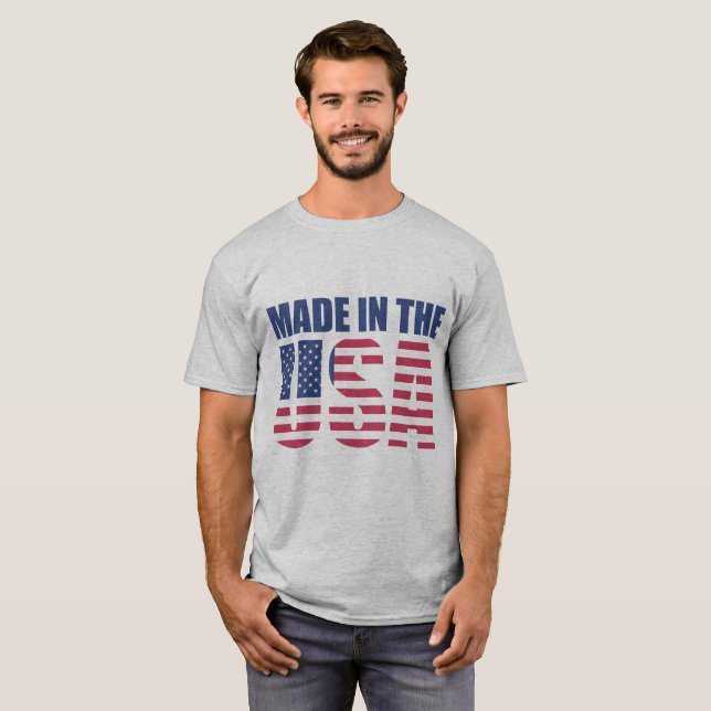 Camiseta Feita nos EUA (Frente Completa)