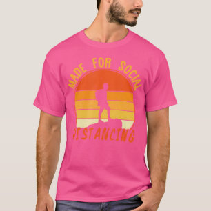 Camiseta Feita Para Distorção Social De Acampamento Exterio