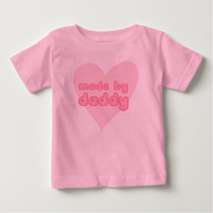 Camiseta Feita por uma menina Pai
