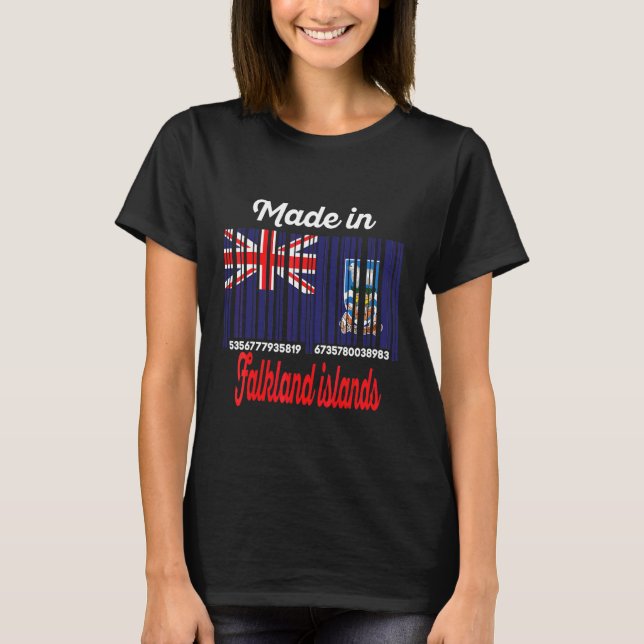 Camiseta Feitas Ilhas Falkland (Frente)