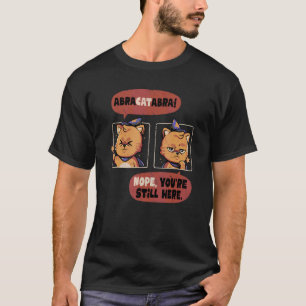 Camiseta Feitiçaria de Gato Antissocial Abracatabra