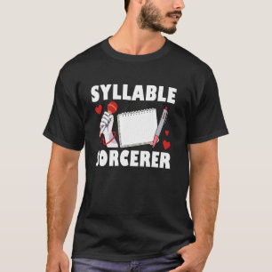 Camiseta Feitiçaria de Sílabas de Slam de Poesia