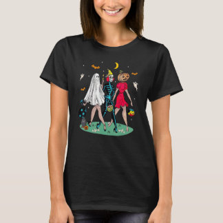Camiseta Feiticeira das Halloween Pin Up Retro Vintage Pump