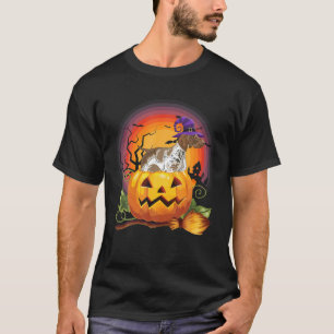 Camiseta Feiticeira de bruxaria alemã no Halloween
