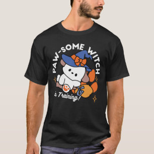 Camiseta Feiticeira de pata no treinamento - Cão de Hallowe