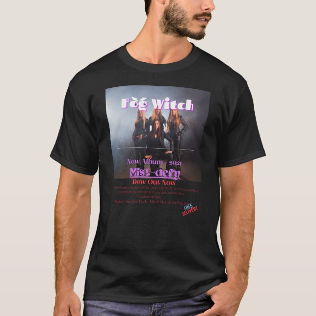Camiseta Feiticeira de porco - Banda falsa! (Frente)