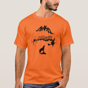 Camiseta Feiticeira do Lobo da Aranha Assustadora no Dia da