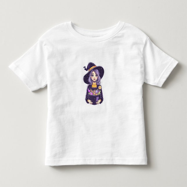 Camiseta Feiticeira Doce com Bolinha Mágica (Frente)