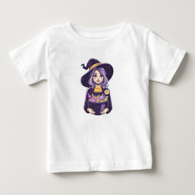 Camiseta Feiticeira Doce com Bolinha Mágica (Frente)