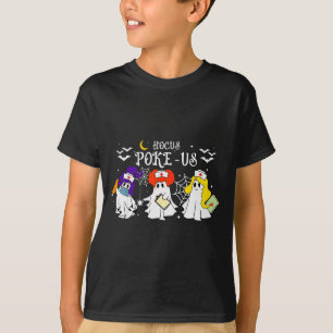 Camiseta Feiticeira Enfermeira Hocus Ke-us Halloween Técnic