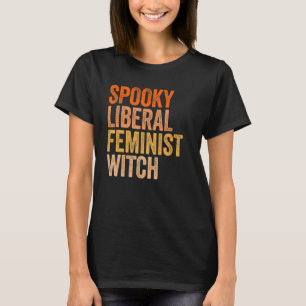 Camiseta Feiticeira Liberal Feminista Spooky Halloween