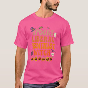 Camiseta Feiticeira Liberal Louca Pumpkin Halloween C