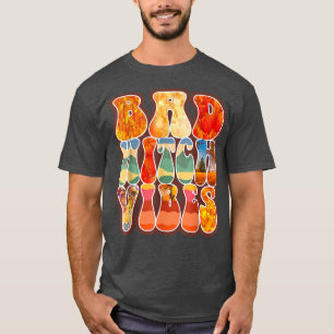Camiseta Feiticeira Má Engraçada Vibes Bruxa Halloween Para