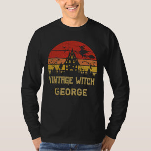 Camiseta Feiticeira Vintage em Descanso do Halloween
