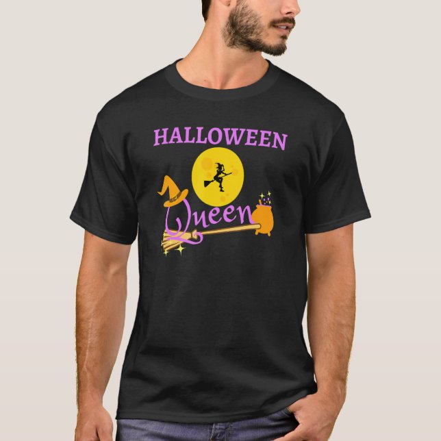 Camiseta Feiticeira Voadora da Rainha das Bruxas (Frente)