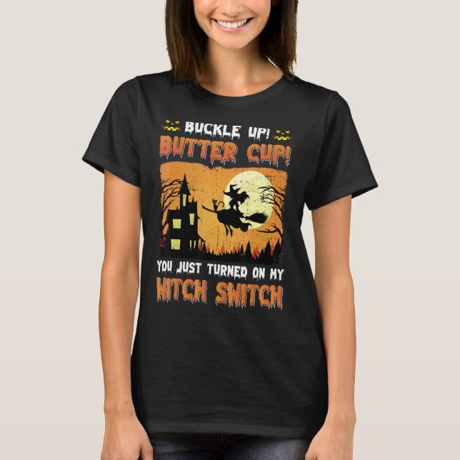 Camiseta Feiticeira, você acabou de ligar meu interruptor d (Frente)