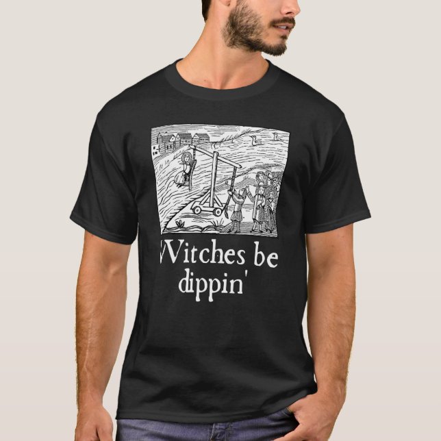 Camiseta Feiticeiras Renascentistas Estarão Dippin Hallowee (Frente)
