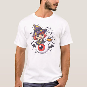 Camiseta Feiticeiro Bonito para o Halloween