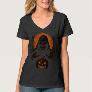 Camiseta Feiticeiro de Halloween assustador - Caveira Assus