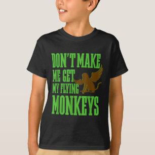 Camiseta Feiticeiro De Oz Wicked Witch Pega Meus Macacos Vo