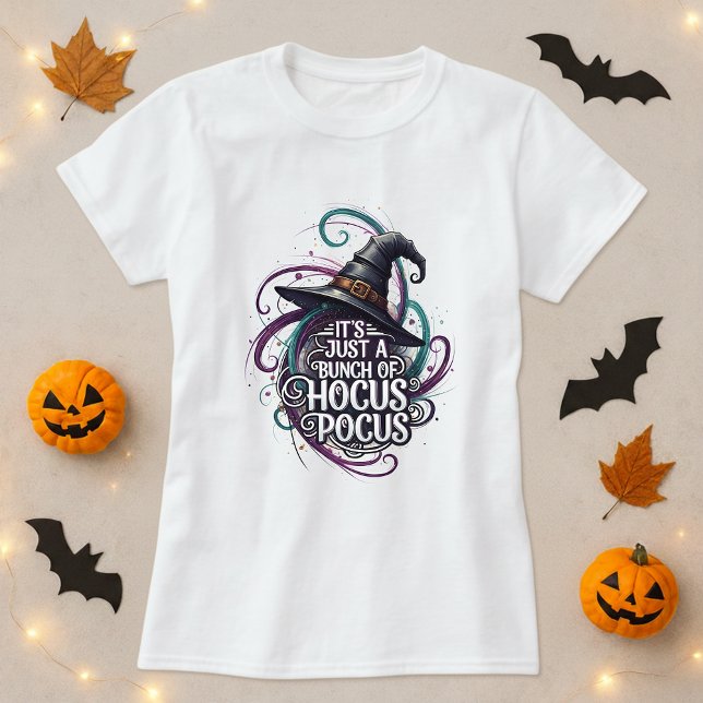 Camiseta Feiticeiro Hat Magic Hocus Pocus Spell (Criador carregado)