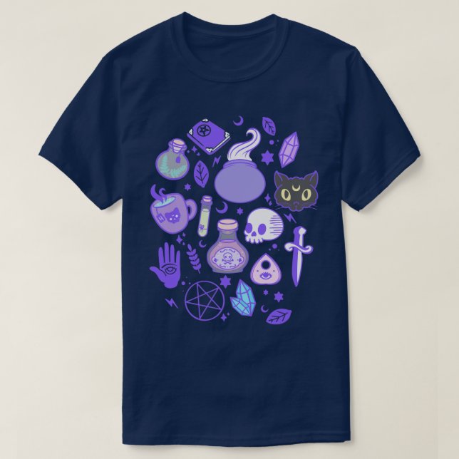 Camiseta feiticeiro preto (Frente do Design)