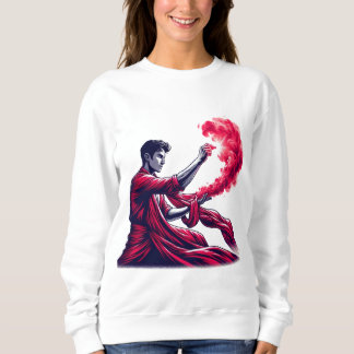 Camiseta Feiticeiro Vermelho - Magia da Chama Carmesim Míst