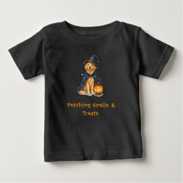 Camiseta Feitiços de Bruxo do Cão de Água Cute de Halloween