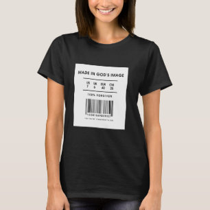 Camiseta Feito À Imagem De Deus  100 Por Cento Perdoado Cam