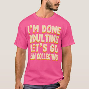 Camiseta Feito Adulto Vamos Colecionar Moedas Coleção De Mo