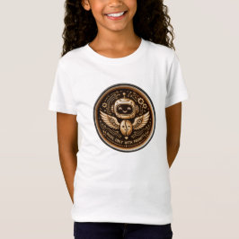 Camiseta Feito Apenas Com Prompts Robô de Café AI Engraçado