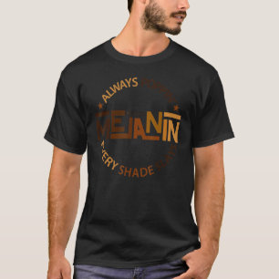Camiseta Feito Com Melanina Magia Menina Preta Beleza Afro