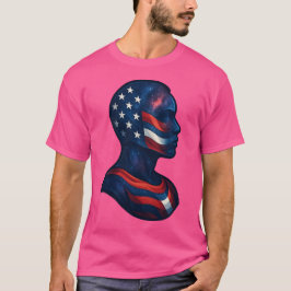 Camiseta "Feito de Estrelas e Stripes" - Americano Celestia