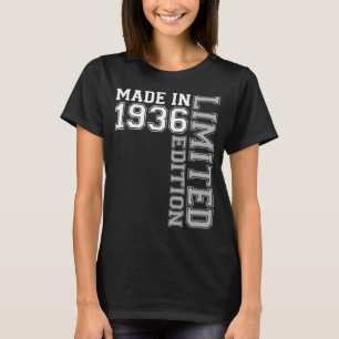 Camiseta Feito Em 1936, Aos 86 Anos De Idade