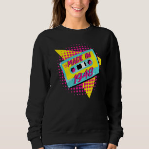 Camiseta Feito em 1948 74º aniversário dos anos 80 e 90 dos