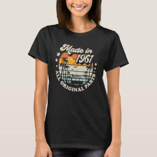 Camiseta Feito Em 1961, Todas As Peças Originais Do Estilo