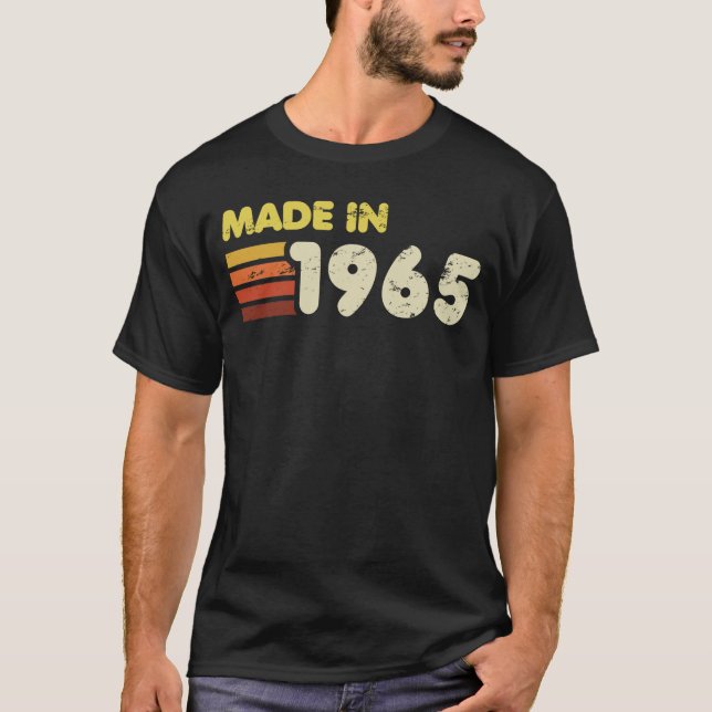 Camiseta Feito em 1965, 60º aniversário (Frente)