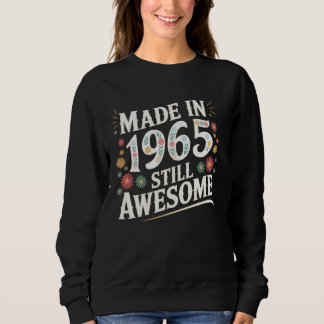 Camiseta Feito em 1965 Ainda Incrível Floral Colorido 60º A