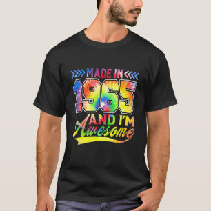 Camiseta Feito em 1965, e eu sou um Aniversário do Espectro