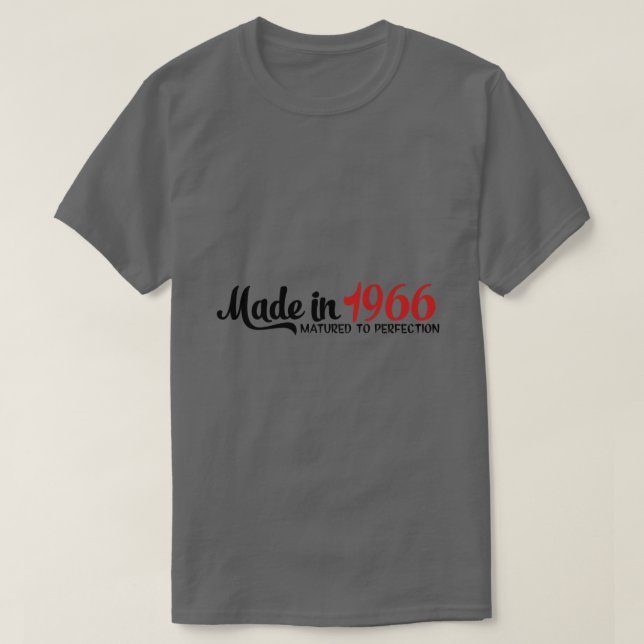Camiseta feito em 1966 (Frente do Design)