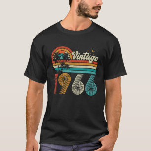 Camiseta Feito em 1966 com 60 anos 60º Nascido em 1966 Ediç
