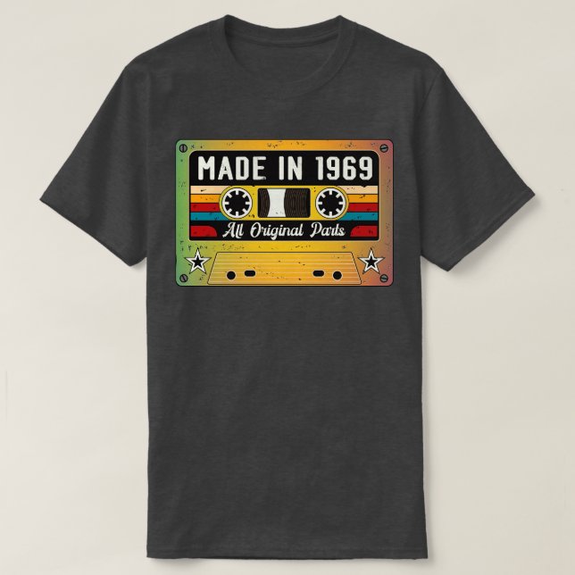 Camiseta Feito em 1969 (Frente do Design)