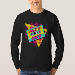 Camiseta Feito em 1969 53º aniversário dos anos 80 e 90 dos