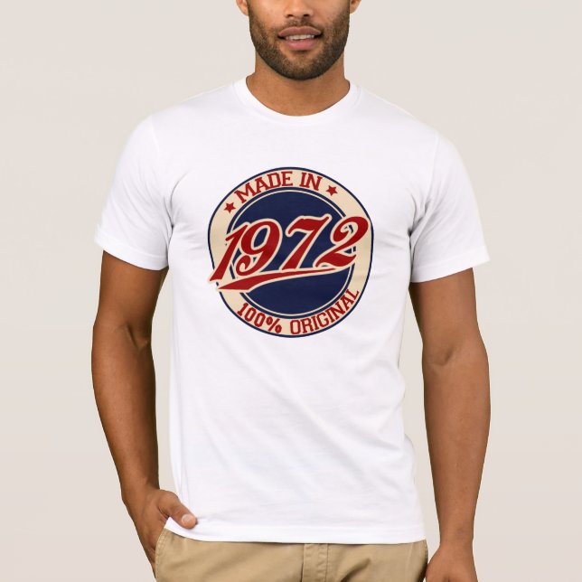 Camiseta Feito Em 1972 (Frente)