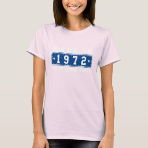Camiseta FEITO em 1972 todo o T ORIGINAL das peças