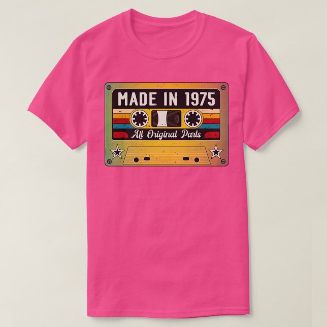 Camiseta Feito em 1975 (Frente do Design)