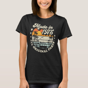 Camiseta Feito Em 1975, Todas As Peças Originais Do Estilo 