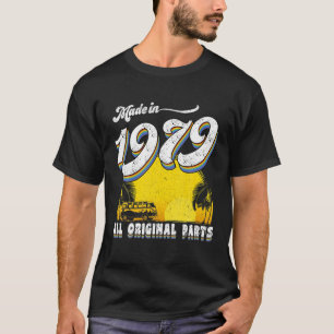Camiseta Feito Em 1979, Em 1979, 43º Aniversário Do Nascer