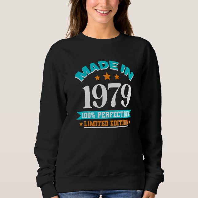 Camiseta Feito em 1979 perfeição (Frente)