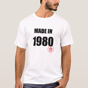 CAMISETA FEITO EM 1980